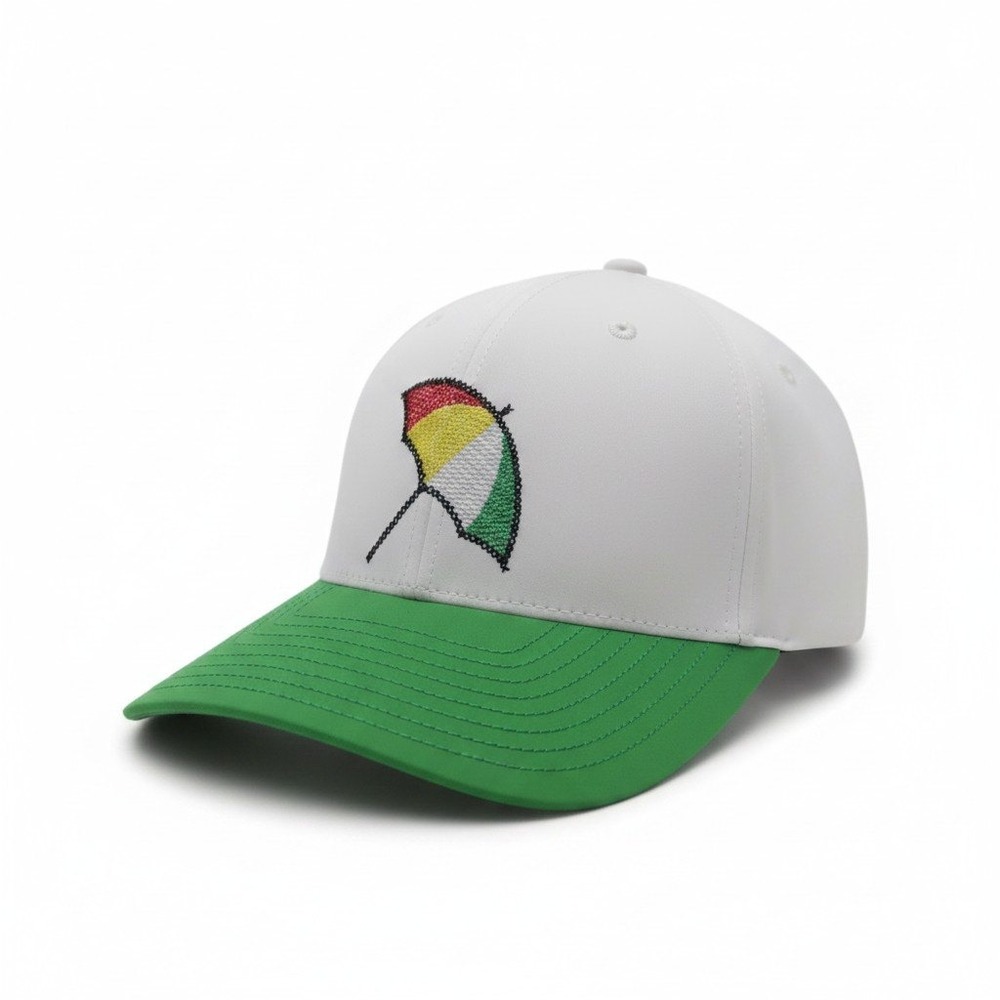 Puma x Arnold Palmer Invitational Crafted Golf‎ Cap White Green Flexfit Snapback